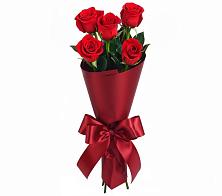 Букет 5 Красных роз Эдлесс Лав в Мирном