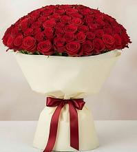 Букет 101 Красная роза Милано в Мирном