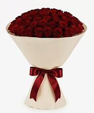 Букет 101 Бордовая роза Блэк Бакарра в Мирном