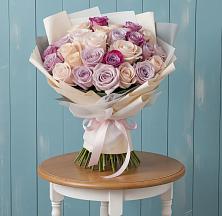 Букет цветов из:  Розы #REPLACE_PRED# Мирном