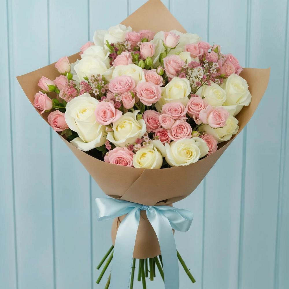 Букет цветов из: Розы в Мирном