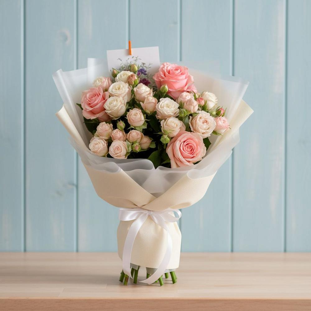 Букет цветов из: Розы в Мирном