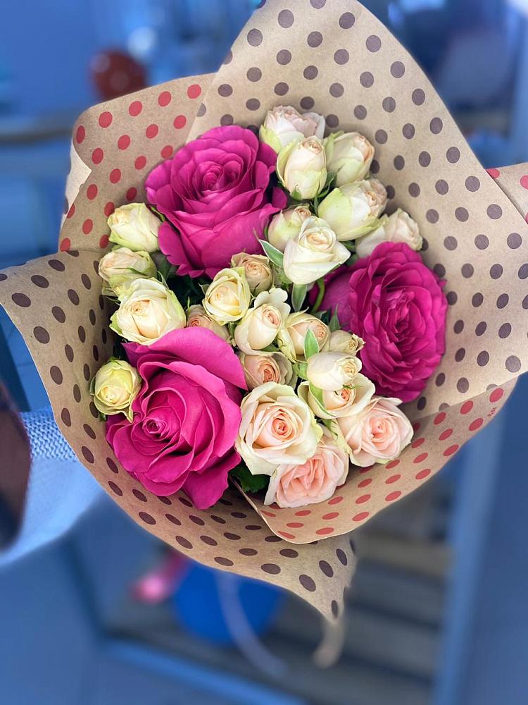 Букет цветов из: Розы в Мирном