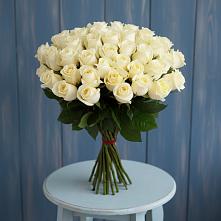 Букет 51 Белая роза Эдлесс Лав #REPLACE_PRED# Мирном