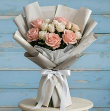 Букет цветов из:  Розы в Мирном