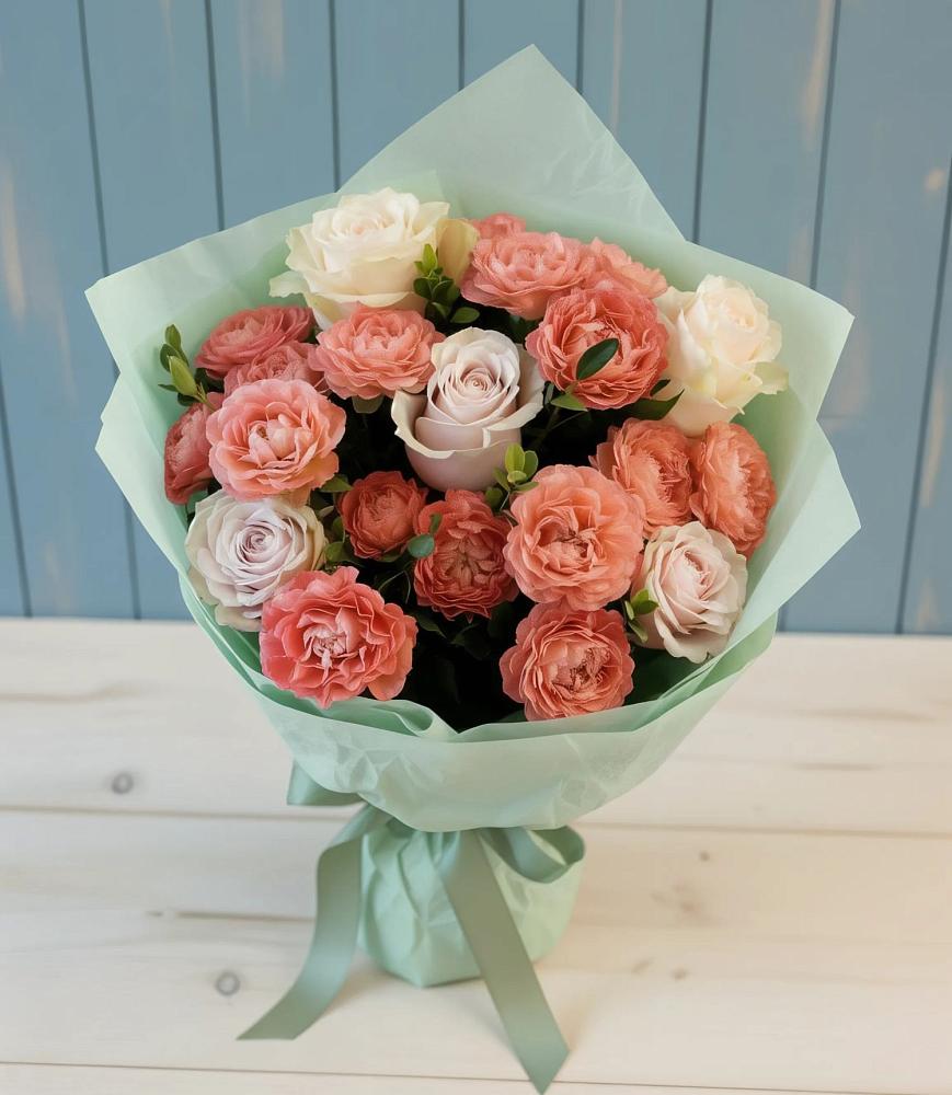 Букет цветов из: Розы в Мирном