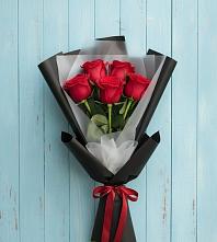 Букет цветов из:  Розы #REPLACE_PRED# Мирном