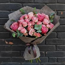 Букет цветов из:  Розы #REPLACE_PRED# Мирном